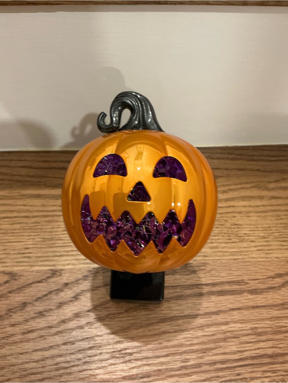 Bath & Body Works Orange Halloween Pumpkin with Light Up Wallfower